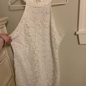 Lulu’s white cocktail dress